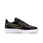 Nike Air Force 1′ 07 LV8 Low Black Metalic Gold - Image 3