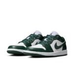 Air Jordan 1 Low White Galactic Jade