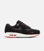 Nike Air Max 1 Premium Black University Red Sail Oil Grey STASP - Image 3