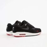 Nike Air Max 1 Premium Black University Red Sail Oil Grey STASP