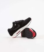 Nike Air Max 1 Premium Black University Red Sail Oil Grey STASP - Image 5