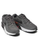 Nike Air Max 90 Dark Grey Total Orange - Image 3