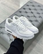 Nike Air Max 90 Triple White - Image 2