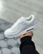 Nike Air Max 90 Triple White - Image 3