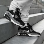 Nike Airmax 90 Black Cool Grey White - Image 3