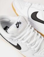 Nike SB Dunk Low White & Gum Light Brown - Image 2