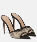 Gianvito Rossi 85mm Rania Sandals In Black - Image 2