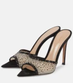 Gianvito Rossi 85mm Rania Sandals In Black - Image 3