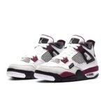 Air Jordan 4 Retro PSG White Neutral Grey - Image 2