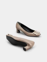 Roger Vivier Trompette Beige Pumps - Image 5