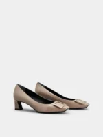 Roger Vivier Trompette Beige Pumps - Image 2