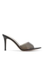 Gianvito Rossi Elle 105 Plexi Mules In Black - Image 5