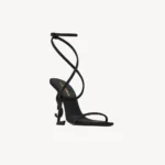 Saint Laurent Opyum Black Heeled Sandals - Image 3