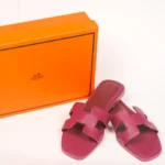 Hermes Oran Sandals Shocking Pink