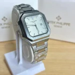 Patek Philippe Cubitus Stainless Steel In White Gold, And White Dial - Image 2
