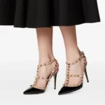 Valentino Rockstud Caged Black Pump - Image 3