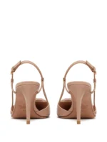 Valentino Garavani VLogo Signature Slingback pumps Beige - Image 4
