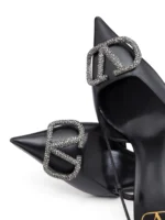 Valentino Garavani VLogo Signature Slingback pumps Black - Image 5