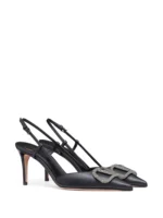 Valentino Garavani VLogo Signature Slingback pumps Black - Image 2