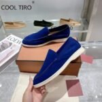 Loro Piana Summer Walk Loafers Blue