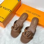Louis Vuitton LV Isola Flat Mules Brown