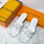 Louis Vuitton LV Isola Flat Mules White