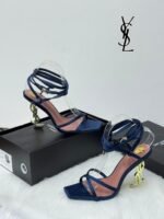 Saint Laurent BLUE Heeled sandals Opyum