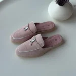 Loro piana Ladies Half Flat Shoes Pink