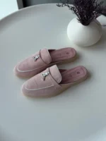 Loro piana Ladies Half Flat Shoes Pink