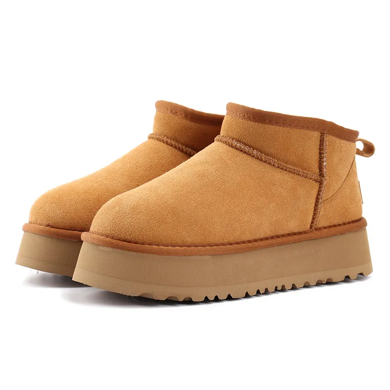 becbbb14-d9f8-4573-8b2a-ab8ef8dd052c.webp UGG Classic Ultra Mini Platform Boots Chestnut - Image 1