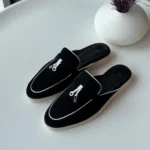 Loro piana Ladies Half Flat Shoes Black