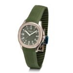 Patek Philippe Aquanaut Chronograph In White Gold And Green With Green Dial - Image 2