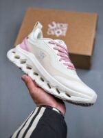 On Running Cloud x Loewe Tilt White Pink Luxury Unisex Sneakers - Image 3
