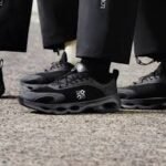 Loewe x On Cloud solo sneaker in black - Image 5