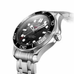 Omega Seamaster Diver 300M Stainless Steel In White Gold And Black Dial - Image 4