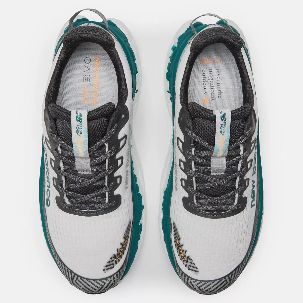New Balance Fresh Foam X More v3 Trail Reflection Faded Teal - Image 4