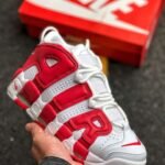 Nike Air More Uptempo White Red