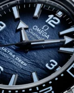 Omega Seamaster Planet Ocean 6000M Ultra Deep Watch Stainless Steel In White Gold With Blue Dial - Image 4