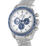 Omega Speedmaster Silver Snoopy Award Watch In White Gold With White Dial - Image 3