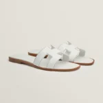 Hermès Oran sandals White