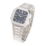 Patek Philippe Nautilus Watch Stainless Steel In White Gold, And Blue Dial - Image 3