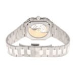 Patek Philippe Nautilus Watch Stainless Steel In White Gold, And Blue Dial - Image 4