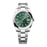 Rolex Datejust 41mm In Oystersteel And Mint Green Dial