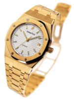 Audemars Piguet Royal Oak Lady Quartz 23mm In Gold, And White Dial - Image 2